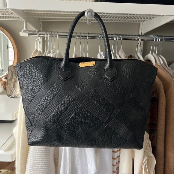 Burberry Dewksbury Embossed Tote - Picture 1 of 4